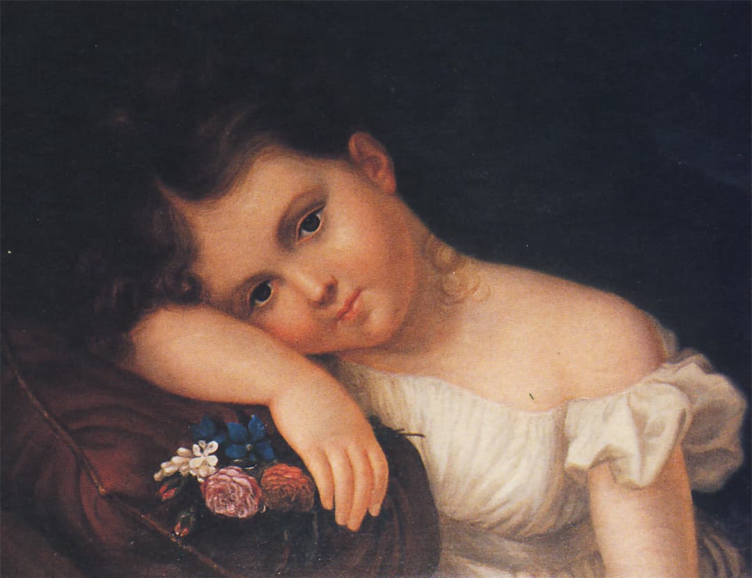 Portrait of Julia de Lamartine by her mother