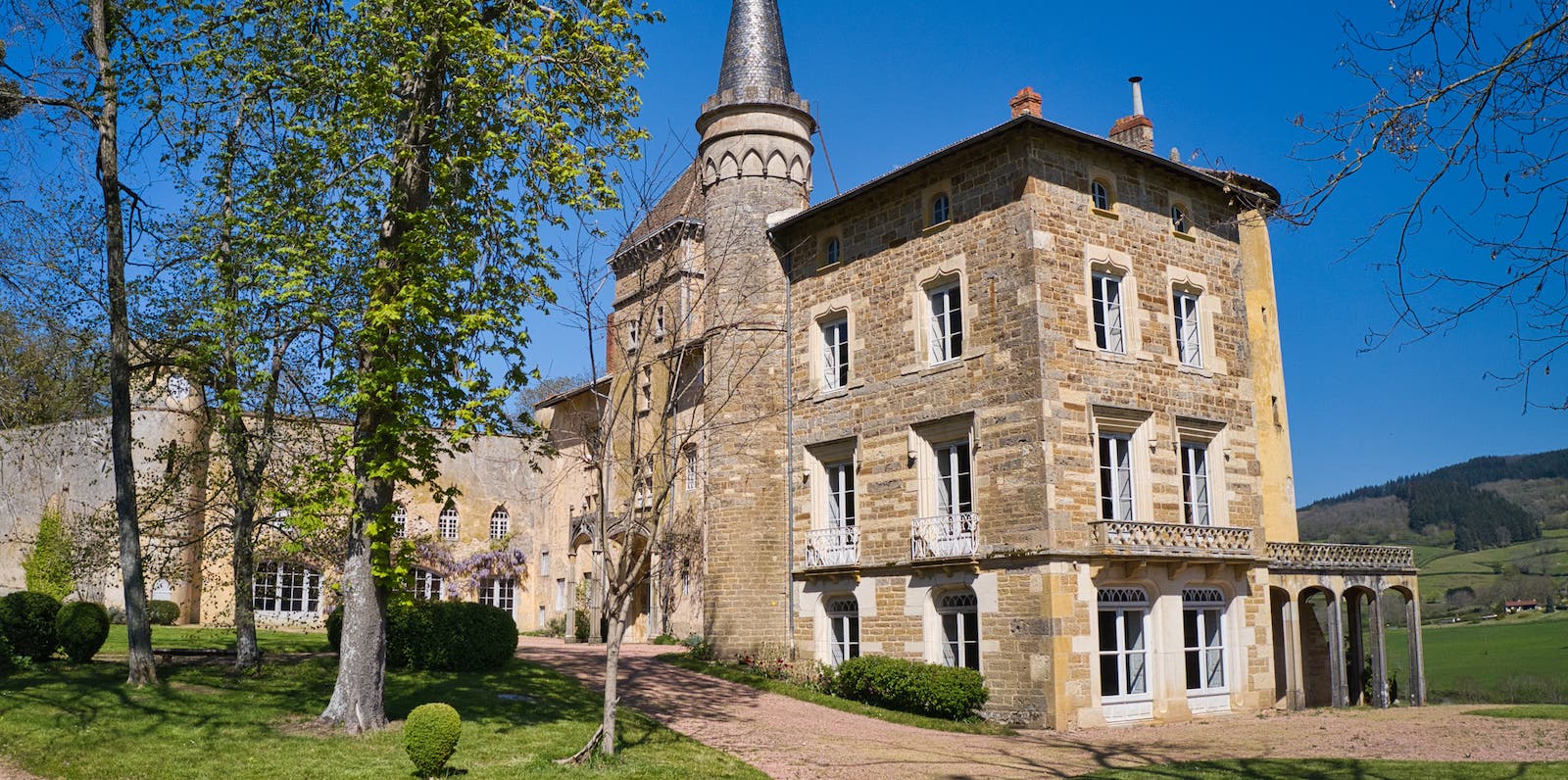cpa Château de Lamartine 71 ST POINT 