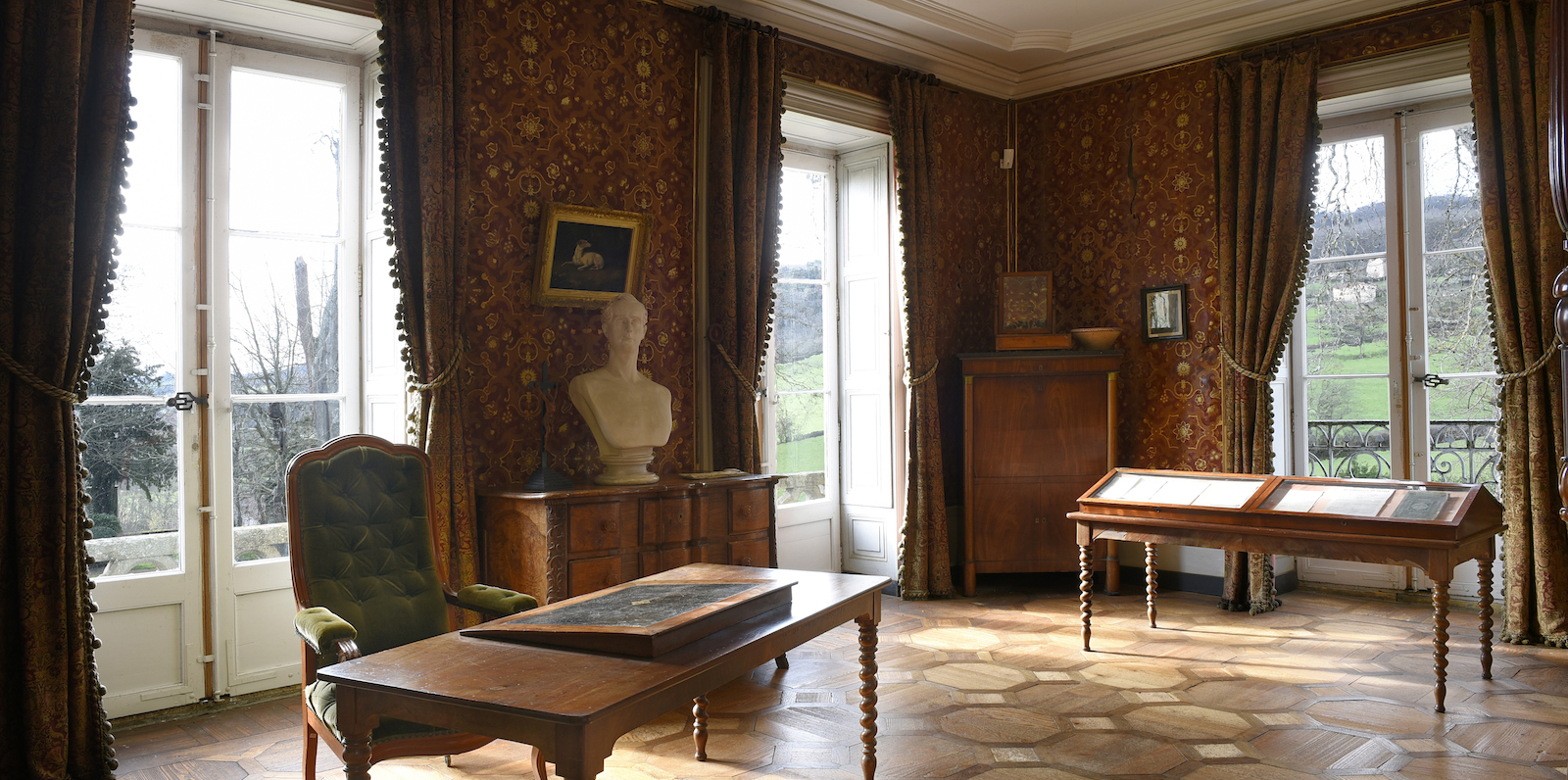 The bedroom of Alphonse de Lamartine