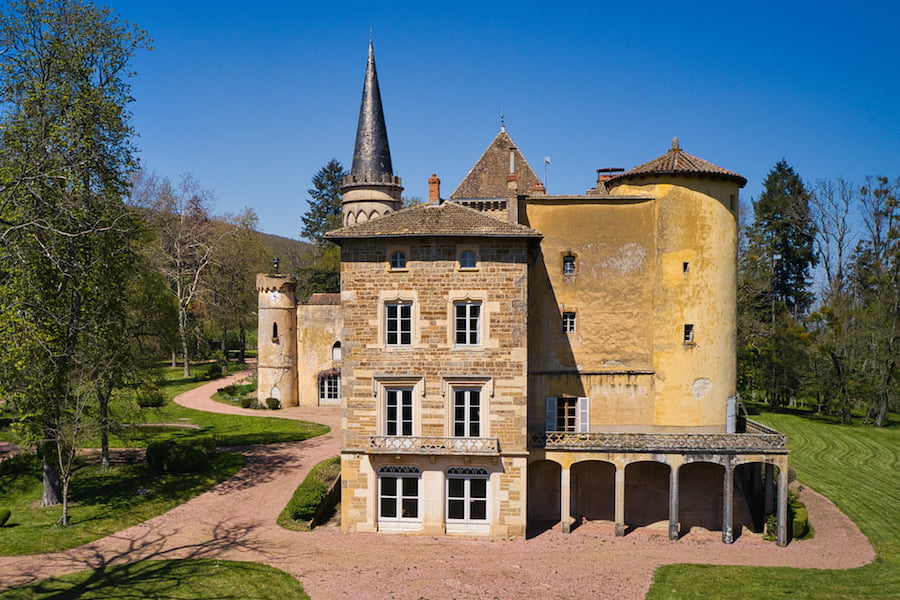 The pavilion added by Alphonse de Lamartine