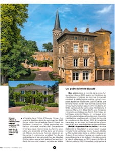 Article du Journal Détours en France, sur le tourisme en Lyonnais et Beaujolais