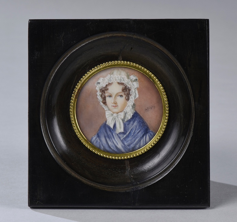 Une miniature d’Alix des Roys, la mère d’Alphonse de Lamartine