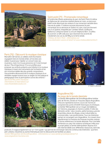 Article du magazine Ideal Bricolage Juniors sur le château de Lamartine et sa balade poétique